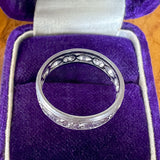 Vintage Wedding Band Ring sold by Doyle and Doyle an antique and vintage jewelry boutique