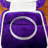 Vintage Platinum Band sold by Doyle and Doyle an antique and vintage jewelry boutique