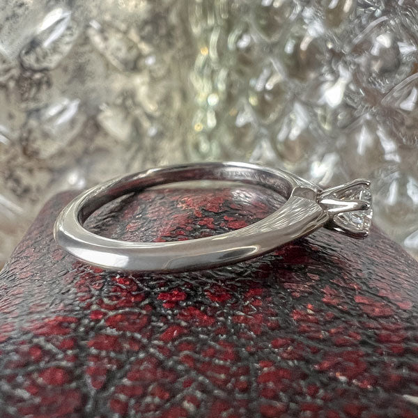Vintage Tiffany & Co Engagement Ring, RBC 0.19ct. sold by Doyle and Doyle an antique and vintage jewelry boutique