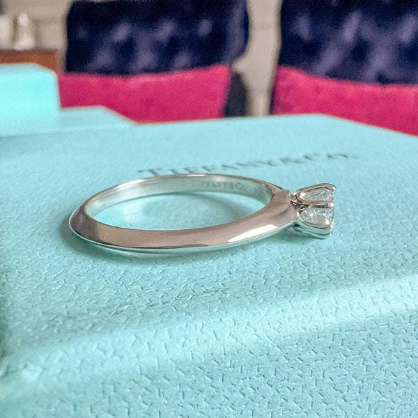 Vintage Tiffany & Co Engagement Ring, RBC 0.20ct. sold by Doyle and Doyle an antique and vintage jewelry boutique