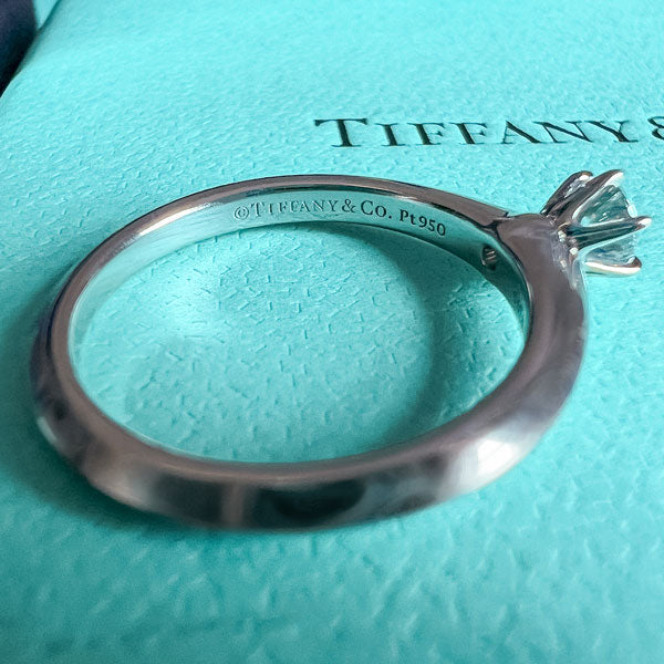 Vintage Tiffany & Co Engagement Ring, RBC 0.21ct. sold by Doyle and Doyle an antique and vintage jewelry boutique