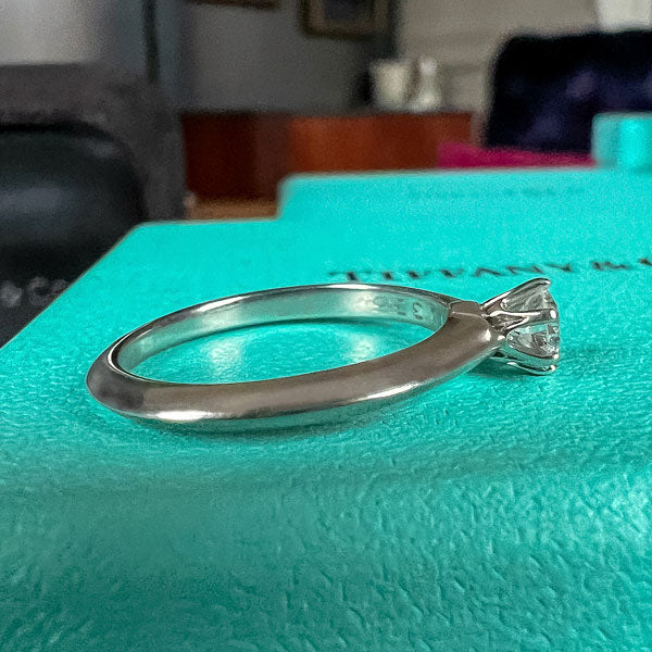 Vintage Tiffany & Co Engagement Ring, RBC 0.23ct. sold by Doyle and Doyle an antique and vintage jewelry boutique
