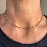 Vintage Snake Chain sold by Doyle and Doyle an antique and vintage jewelry boutique