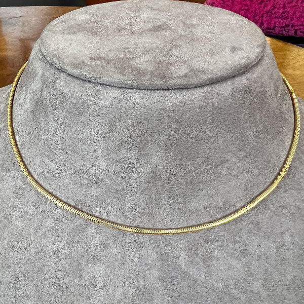 Vintage Snake Chain sold by Doyle and Doyle an antique and vintage jewelry boutique