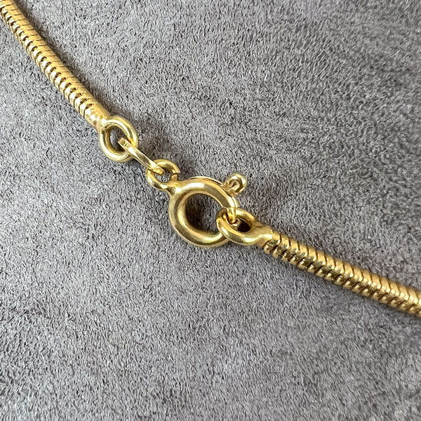 Vintage Snake Chain sold by Doyle and Doyle an antique and vintage jewelry boutique