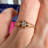Victorian Diamond Ring, Old Euro 0.10ct sold by Doyle and Doyle an antique and vintage jewelry boutique