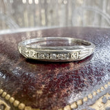 Vintage Diamond Band '49 sold by Doyle and Doyle an antique and vintage jewelry boutique