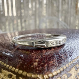 Vintage Diamond Band '49 sold by Doyle and Doyle an antique and vintage jewelry boutique