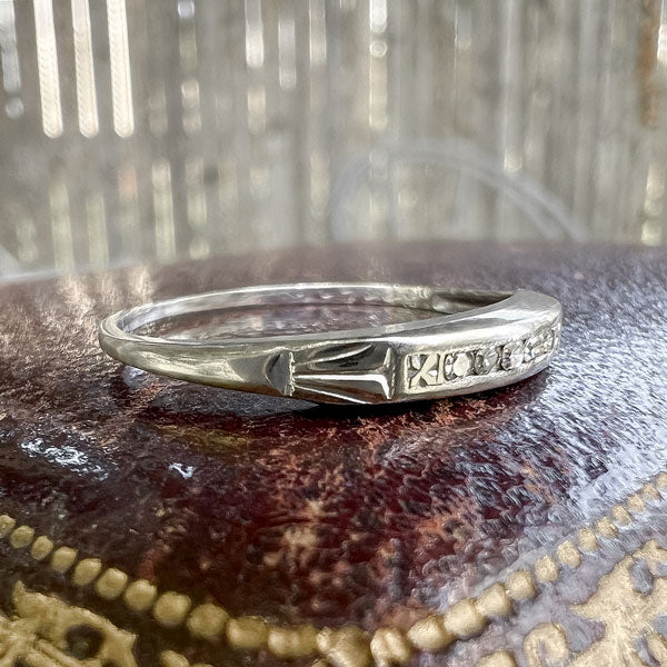 Vintage Diamond Band '49 sold by Doyle and Doyle an antique and vintage jewelry boutique