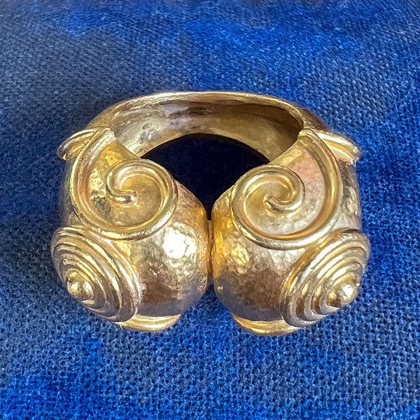 Vintage Zolotas Ring sold by Doyle and Doyle an antique and vintage jewelry boutique