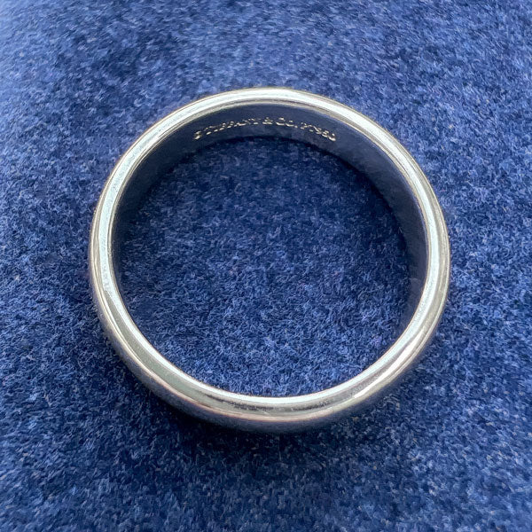 Vintage Tiffany & Co. Wedding Band Ring sold by Doyle and Doyle an antique and vintage jewelry boutique