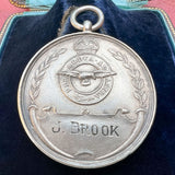 Antique Art Deco Royal Air Force Silver Track Medal, 1925 sold by Doyle and Doyle an antique and vintage jewelry boutique