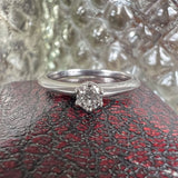 Vintage Tiffany & Co. Engagement Ring, RBC 0.18ct. sold by Doyle and Doyle an antique and vintage jewelry boutique