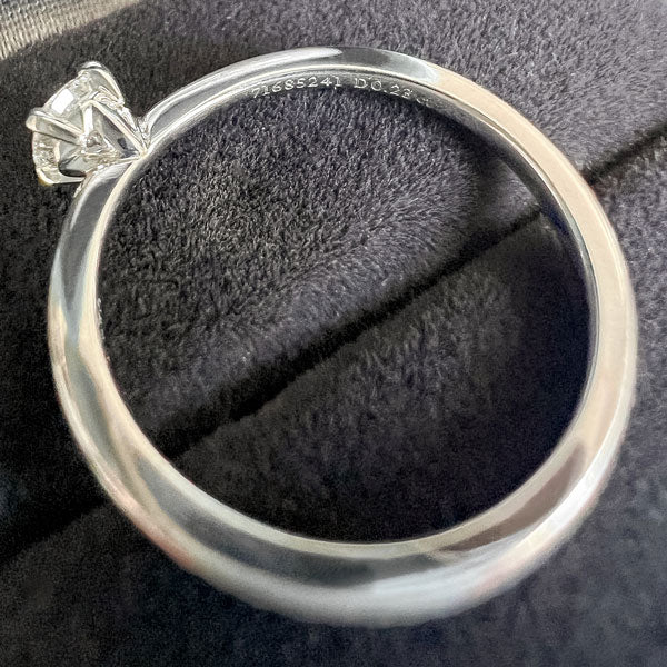 Vintage Tiffany & Co. Engagement Ring, RBC 0.23ct. sold by Doyle and Doyle an antique and vintage jewelry boutique