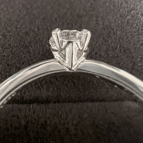 Vintage Tiffany & Co. Engagement Ring, RBC 0.23ct. sold by Doyle and Doyle an antique and vintage jewelry boutique
