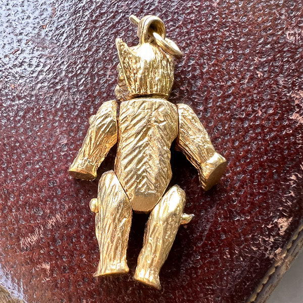 Vintage Movable Bear Charm sold by Doyle and Doyle an antique and vintage jewelry boutique