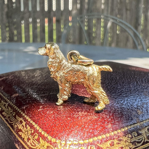 Vintage Dog Charm Pendant