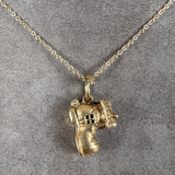 Vintage "Old Lady in the Shoe" Charm Pendant, from Doyle & Doyle antique and vintage jewelry boutique