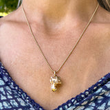 Vintage "Old Lady in the Shoe" Charm Pendant, from Doyle & Doyle antique and vintage jewelry boutique