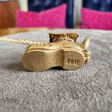 Vintage "Old Lady in the Shoe" Charm Pendant, from Doyle & Doyle antique and vintage jewelry boutique