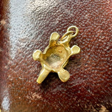 Vintage Turtle Charm Pendant sold by Doyle and Doyle an antique and vintage jewelry boutique