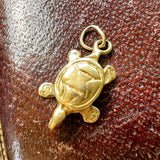 Vintage Turtle Charm Pendant sold by Doyle and Doyle an antique and vintage jewelry boutique