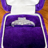 Vintage Engagement Ring, RBC 0.44ct. sold by Doyle and Doyle an antique and vintage jewelry boutique