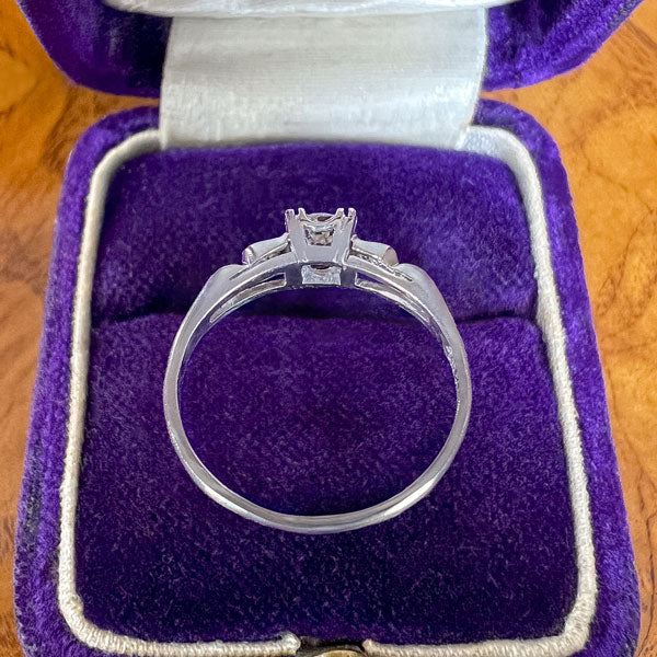 Vintage Engagement Ring, RBC 0.44ct. sold by Doyle and Doyle an antique and vintage jewelry boutique