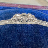 Art Deco Old European Cut Diamond Bracelet sold by Doyle and Doyle an antique and vintage jewelry boutique