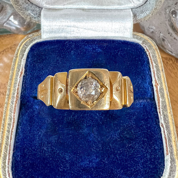 Victorian Old European Cut Diamond Ring sold by Doyle and Doyle an antique and vintage jewelry boutique