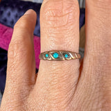 Victorian Turquoise Ring sold by Doyle and Doyle an antique and vintage jewelry boutique