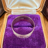 Antique Patterned Wedding Band sold by Doyle and Doyle an antique and vintage jewelry boutique