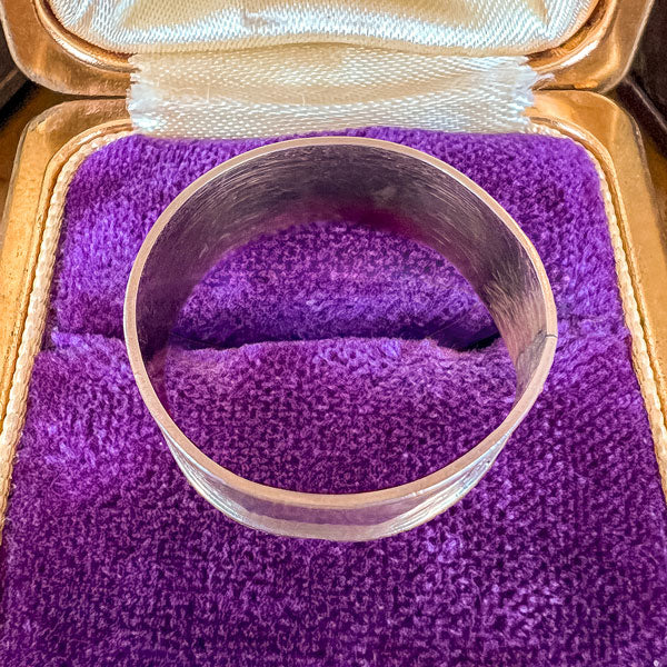 Antique Patterned Wedding Band Ring sold by Doyle and Doyle an antique and vintage jewelry boutique