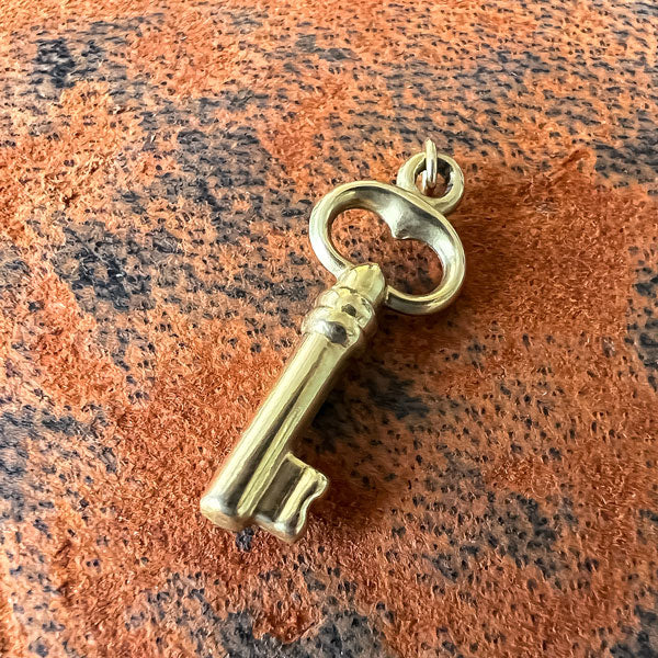 Vintage Key Pendant sold by Doyle and Doyle an antique and vintage jewelry boutique