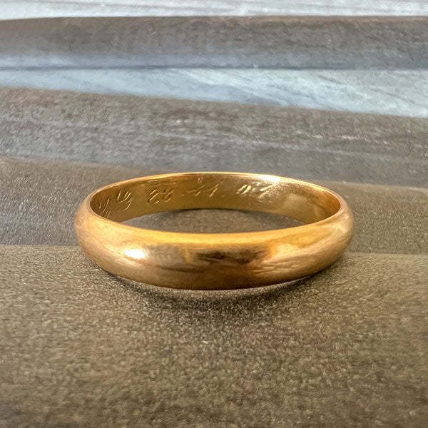 Vintage Wedding Band Ring sold by Doyle and Doyle an antique and vintage jewelry boutique