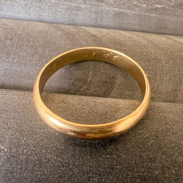 Vintage Wedding Band Ring sold by Doyle and Doyle an antique and vintage jewelry boutique