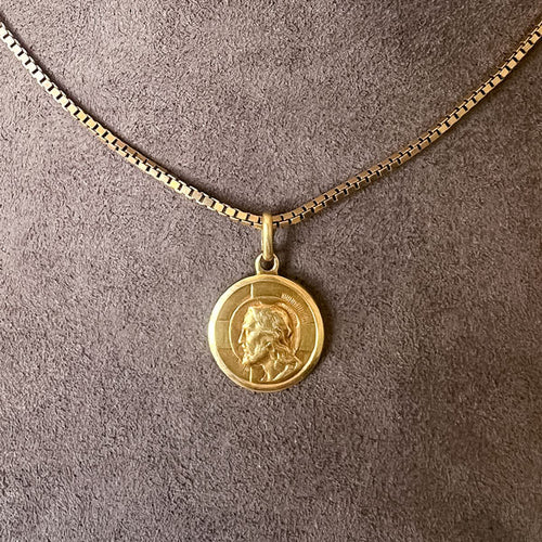 Vintage Religious Charm sold by Doyle and Doyle an antique and vintage jewelry boutique