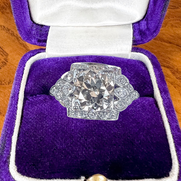 Vintage Engagement Ring, RBC. 1.72ct sold by Doyle and Doyle an antique and vintage jewelry boutique