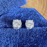 Vintage Diamond Stud Earrings, 0.80ctw. sold by Doyle and Doyle an antique and vintage jewelry boutique