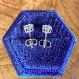 Vintage Diamond Stud Earrings, 0.80ctw. sold by Doyle and Doyle an antique and vintage jewelry boutique