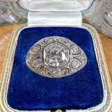 Vintage Filigree Engagement Ring, RBC 0.65ct sold by Doyle and Doyle an antique and vintage jewelry boutique