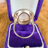 Vintage Opal, Emerald, & Diamond Ring, from Doyle & Doyle antique and vintage jewelry boutique