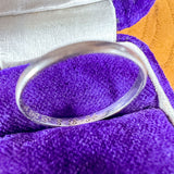 Vintage Platinum Wedding Band Ring sold by Doyle and Doyle an antique and vintage jewelry boutique