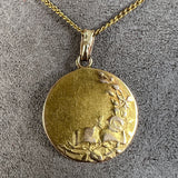 Art Nouveau Diamond Pendant sold by Doyle and Doyle an antique and vintage jewelry boutique
