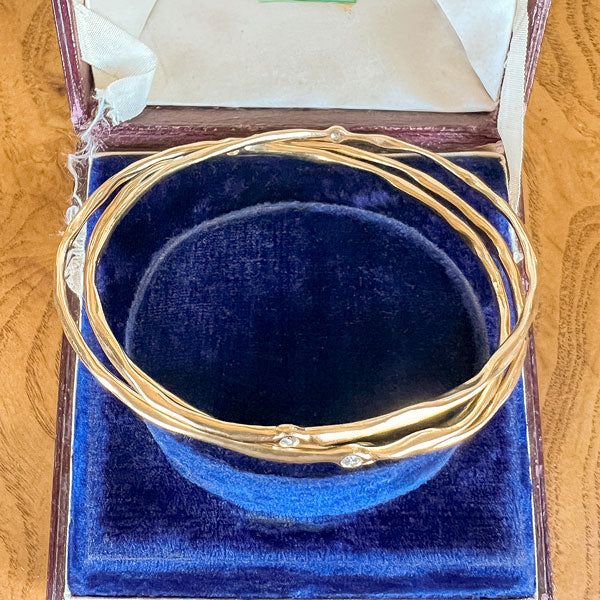 Vintage Ippolita Stardust Bangle Bracelet Stack sold by Doyle and Doyle an antique and vintage jewelry boutique