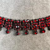 Antique Victorian Bohemian Garnet Collar Necklace, from Doyle & Doyle antique and vintage jewelry boutique