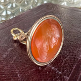 Georgian Carnelian Shakespeare Intaglio Fob