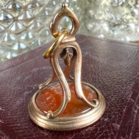 Georgian Carnelian Shakespeare Intaglio Fob