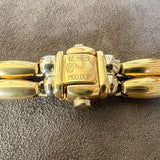 Vintage Two Tone Gold Collar Necklace signed Chimento, from Doyle & Doyle antique and vintage jewelry boutique
