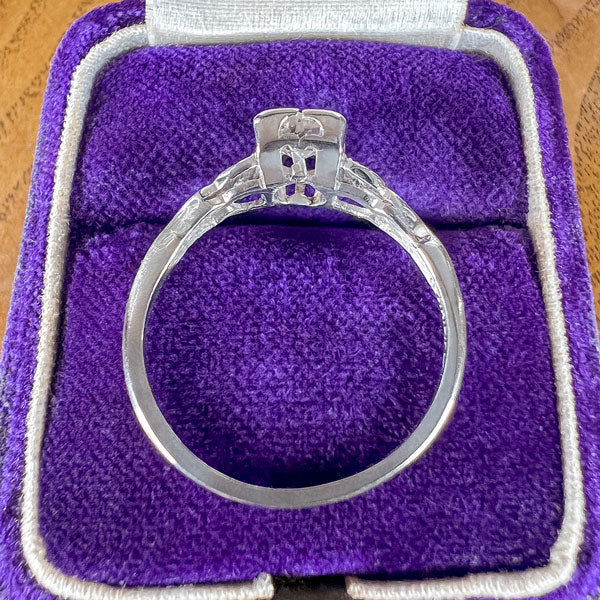 Art Deco Diamond Engagement Ring, 0.45ct. sold by Doyle and Doyle an antique and vintage jewelry boutique